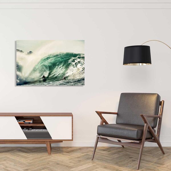 Hexoa Tableau Surf Tube en Bodyboard - Made in France - Toile imprimée 120x80