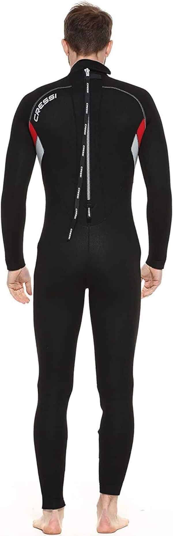 Cressi Castoro Man Monopiece Wetsuit - Combinaison de Plongée Disponible en Néoprène 5 ou 7 mm, différentes Couleurs, pour Homme