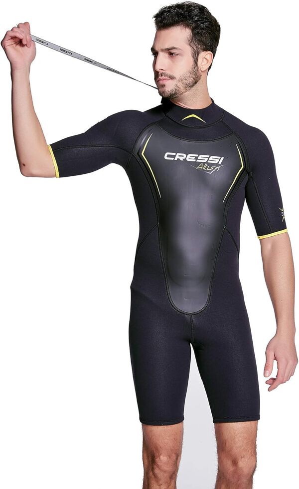 Cressi Altum Man 3mm Shorty Wetsuit - Combinaison Shorty pour la Plongée et Snorkeling, Néoprène 3 mm, Hommes