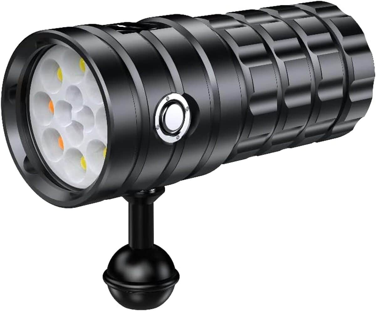 Test lampe de plongée 3500 lumens étanche 100m