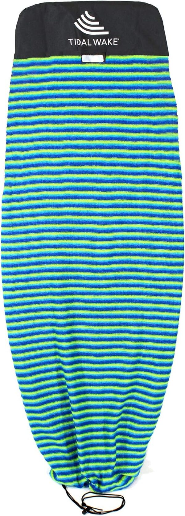 Tidal Wake TAG-IT Snub Nose Sac pour chaussettes de surf et planche de réveil avec étiquette de nom intégrée 147,3 cm