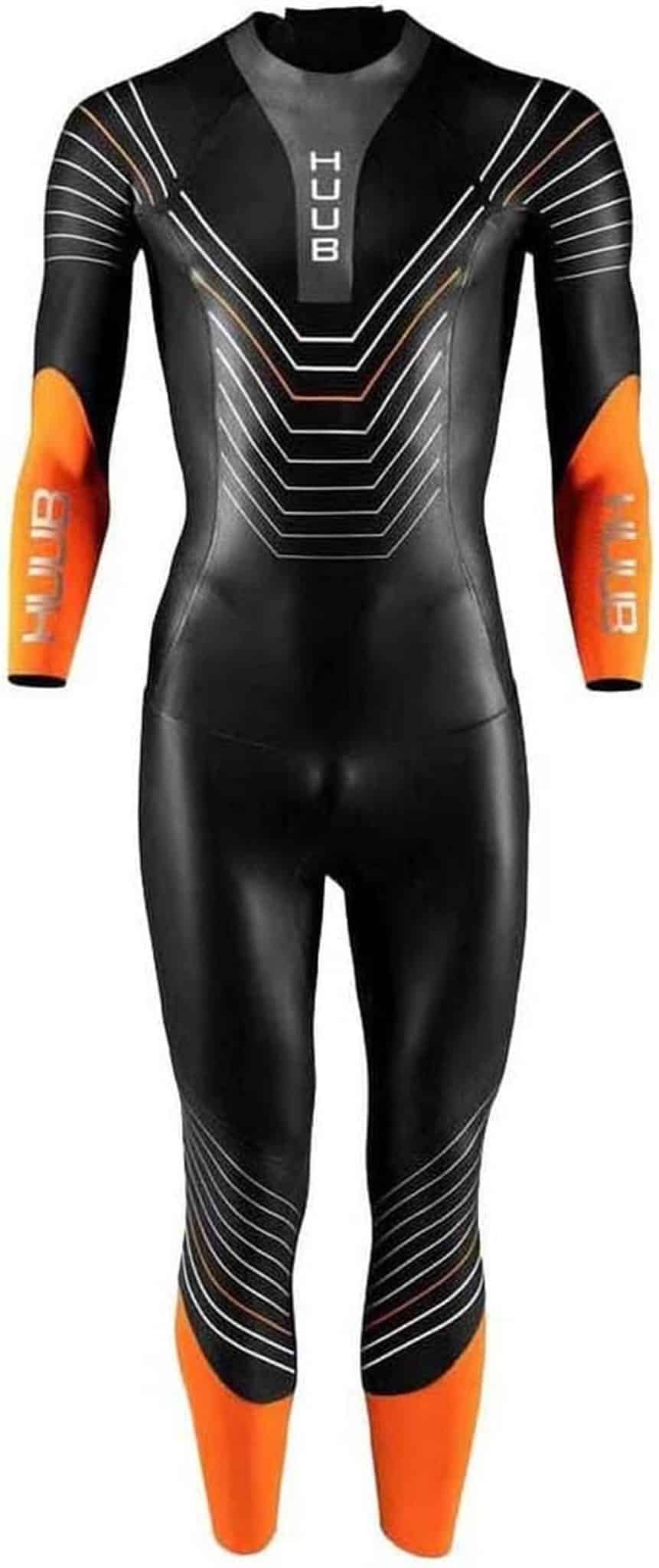 Test de la combinaison de plongée Huub hommes Araya : easy stretch noir-orange