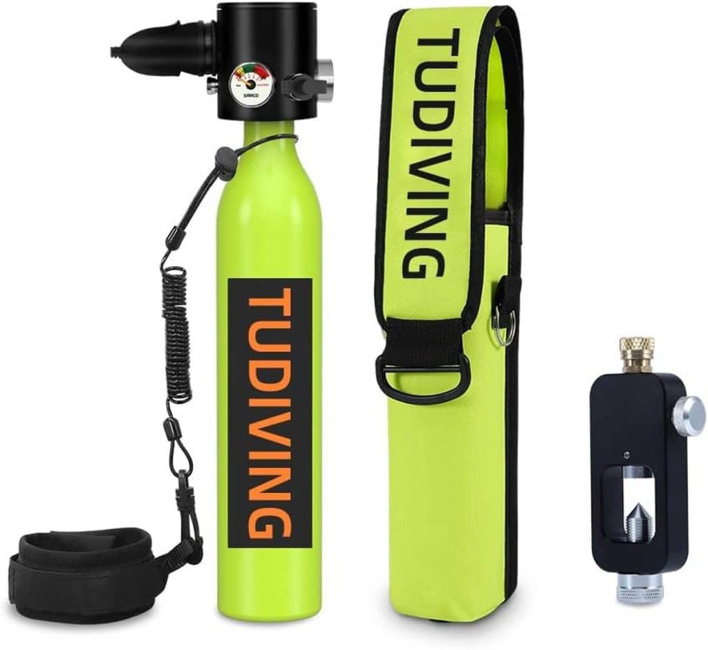 Test du mini réservoir TUDIVING S300PLUS : 10 minutes d'oxygène portable