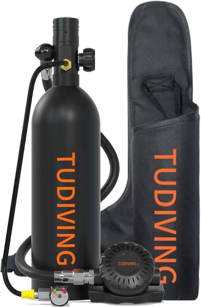 Test : kit de plongée portable TUDIVING S400Pro A1-Black