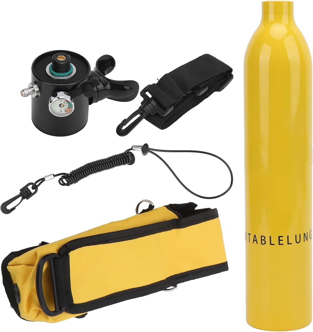 Test réservoir d'oxygène 0, 5 l avec valve et sac
