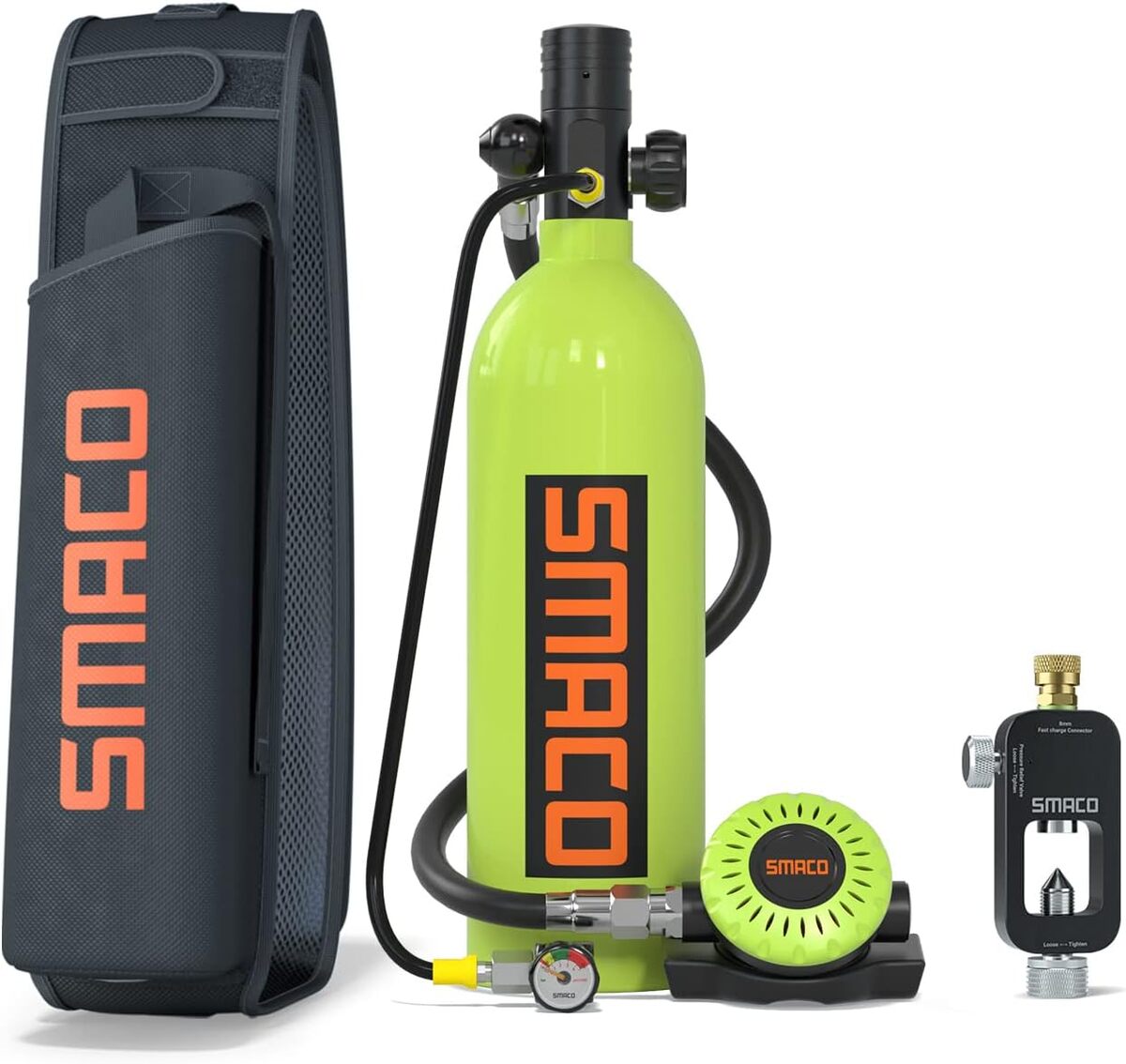 Test : sMACO bouteille de plongée 1L démo verte