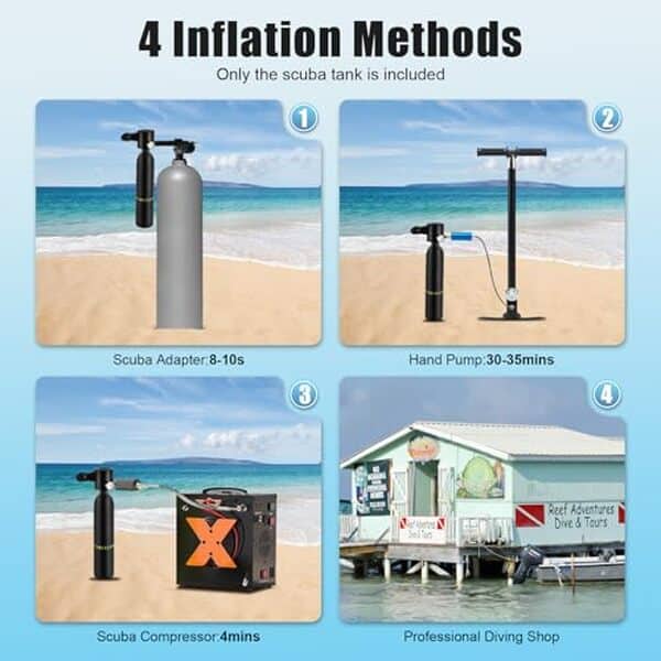 Découvrez la mini bouteille de plongée NadineDutol 0, 5 l : étanche, portable et idéale pour vos aventures sous-marines. Retrouvez notre test et avis détaillé sur ses performances.