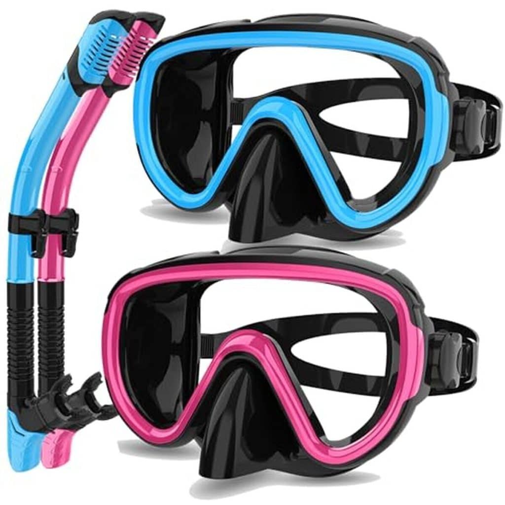 Test du masque et tuba de plongée sèche Bairuifu pour adultes