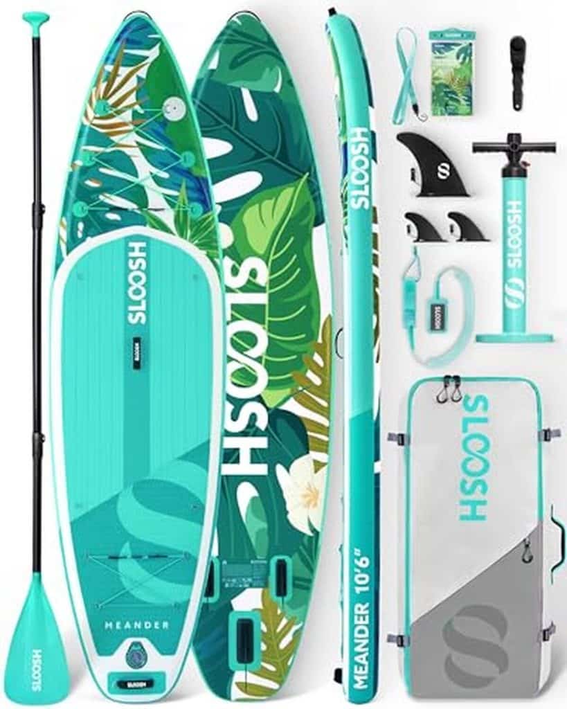 Test : sloosh planche de paddle gonflable 10'6" avec accessoires premium