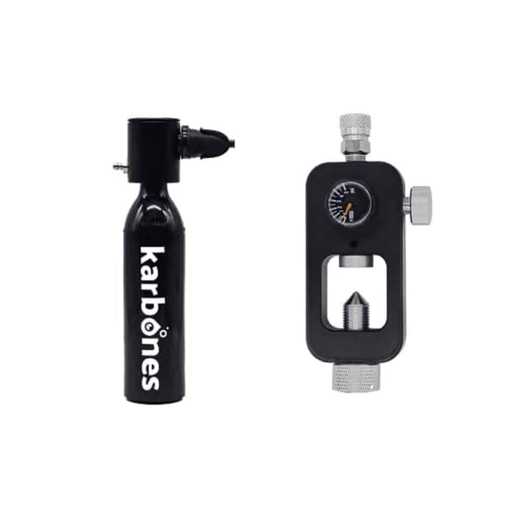 Test de la mini bouteille de plongée Karbones : autonomie 5-10 minutes