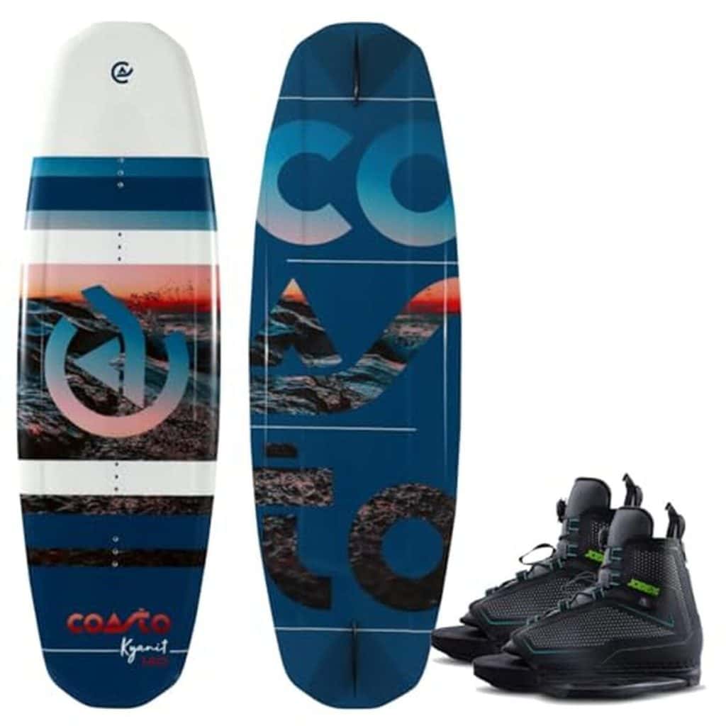 Test de la planche de wakeboard Brunelli Coast KYANIT 140 avec fixation 39-46