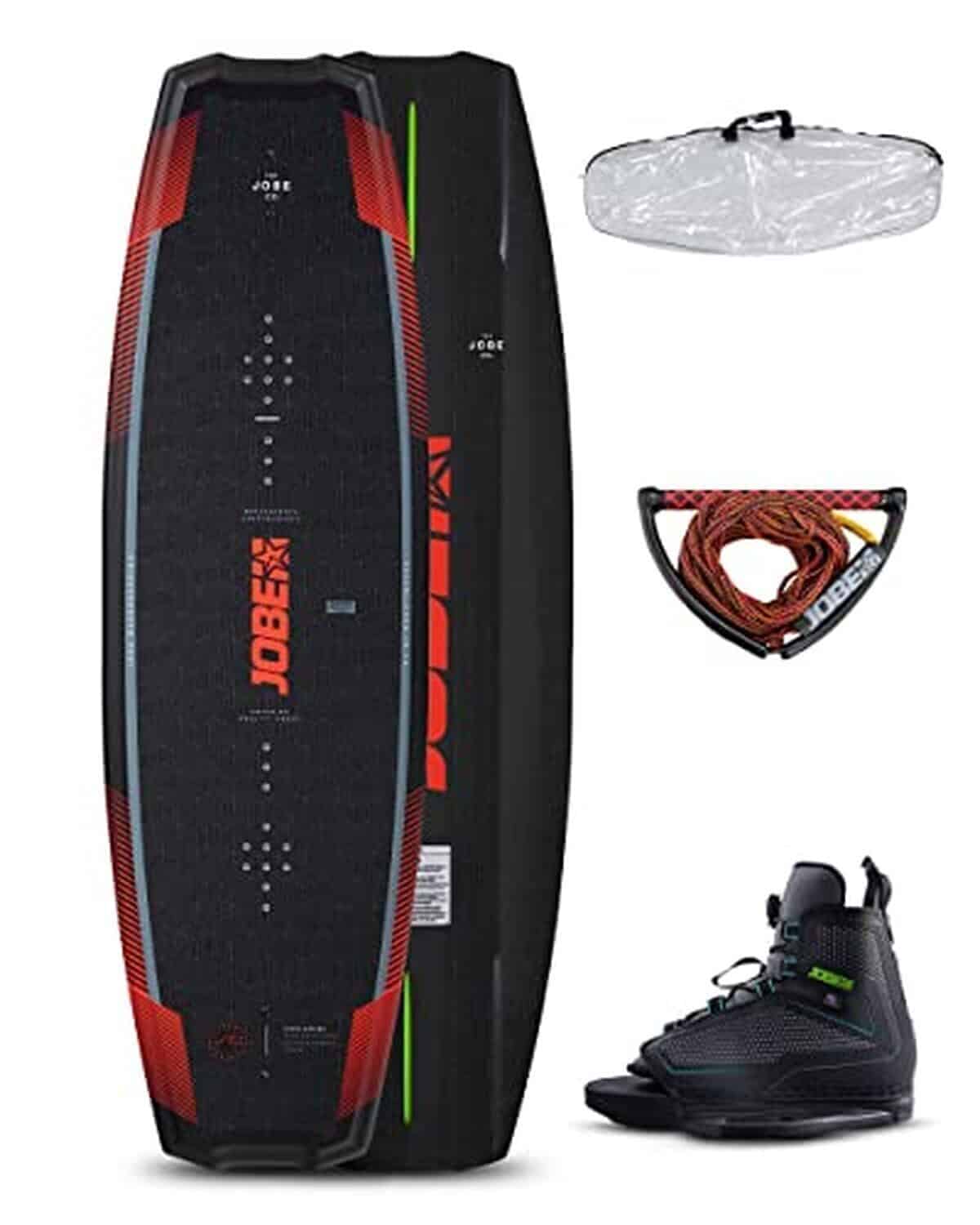 Test de la planche de wakeboard Jobe Pack avec fixations Logo Logo