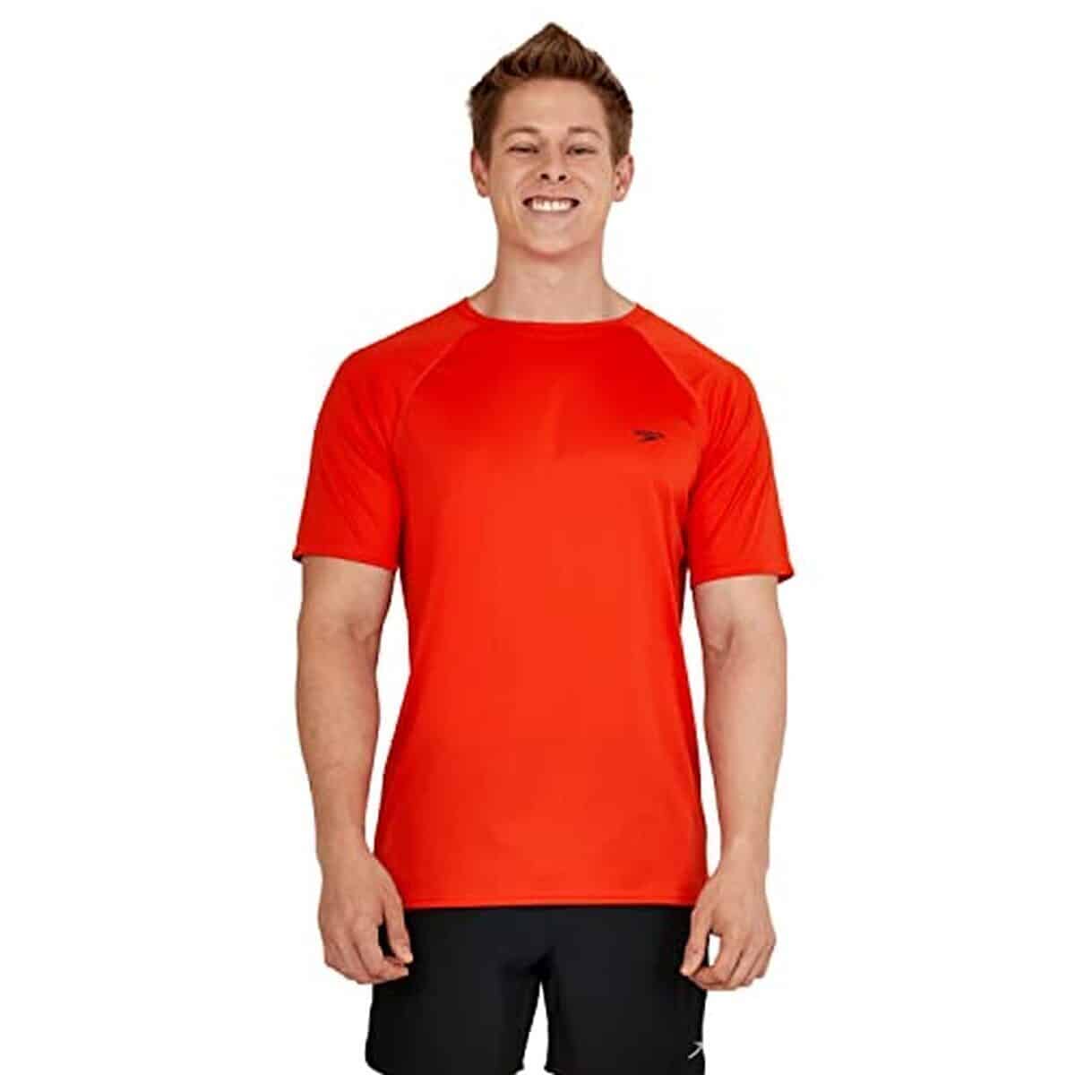 Test du maillot Speedo anti-UV, orange épicé