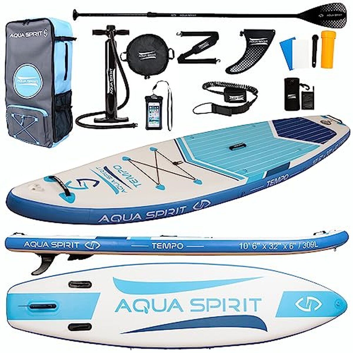 Test : paddle gonflable Aqua Spirit Tempo 320x81x15 cm
