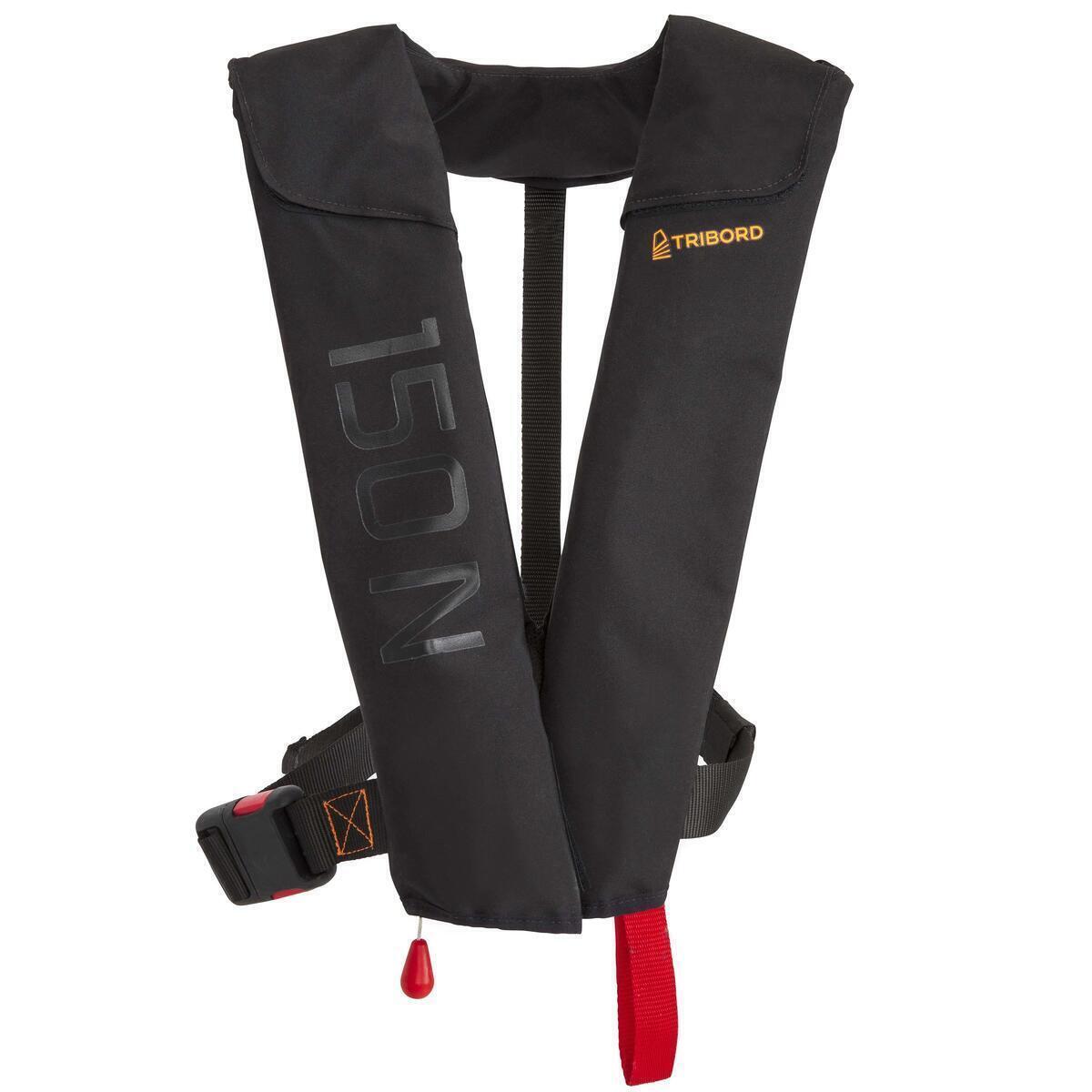 Test : gilet de sauvetage automatique Decathlon lj 150n air noir