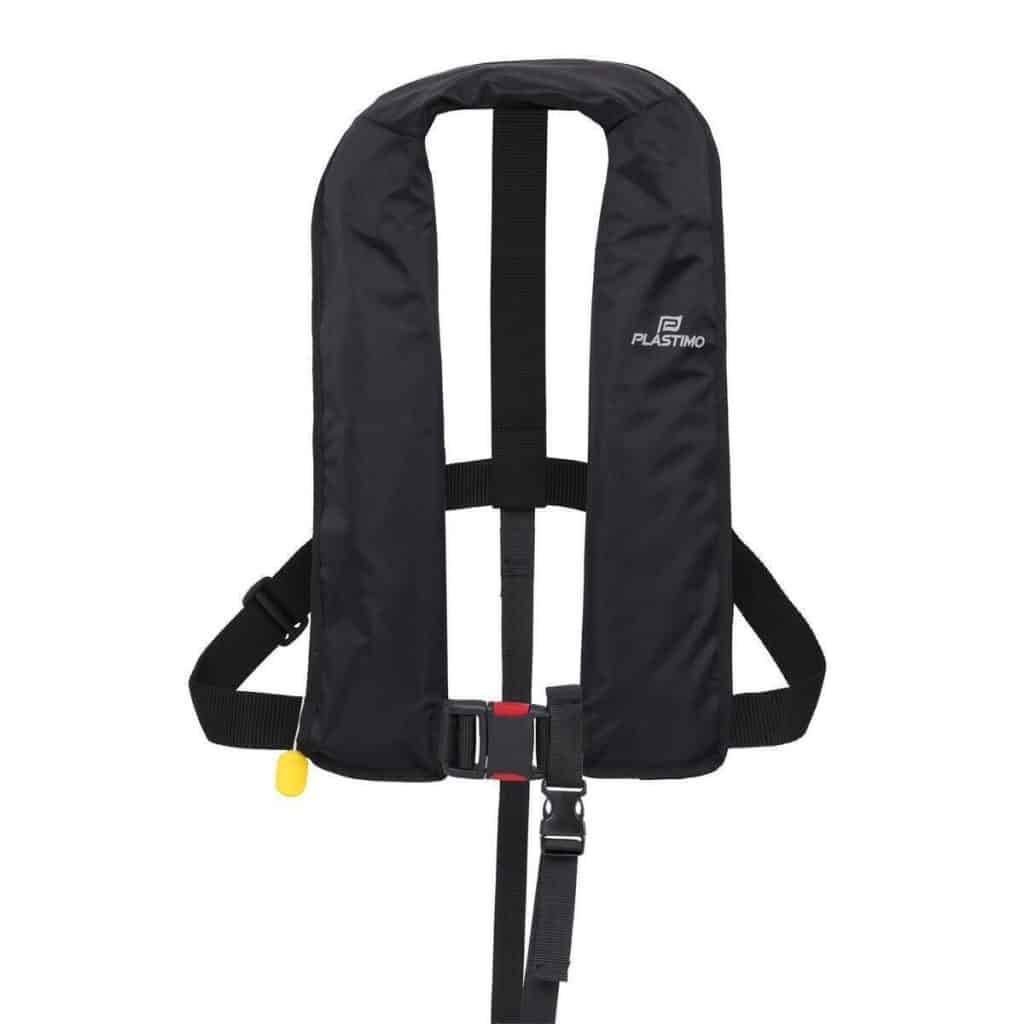 Test : gilet de sauvetage gonflable manuel Neo rouge Decathlon